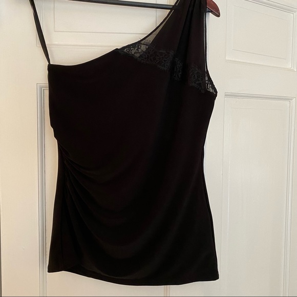 White House Black Market One-Shoulder Top NWT - Picture 3 of 6